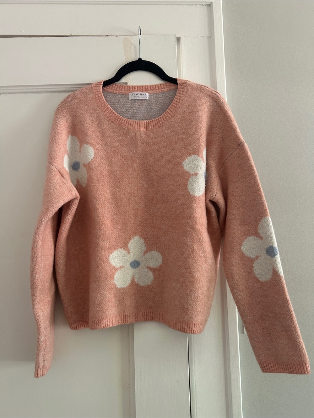 Pink Floral Crewneck Sweater by Scotch & Soda
